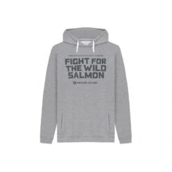 Frödinflies Light Grey Wild Salmon Hoodie