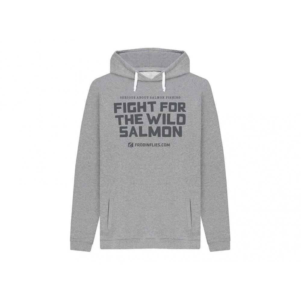 Frödinflies Light Grey Wild Salmon Hoodie 3 Frödinflies Light Grey Wild Salmon Hoodie