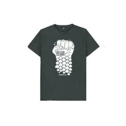 Frödinflies Organic Dark Grey Wild Salmon Tee