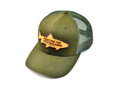 Frödin Green Olive Wild Salmon Trucker Hat