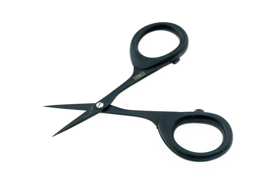 TMC Tying Scissors - Black Fine 3 TMC Tying Scissors - Black Fine