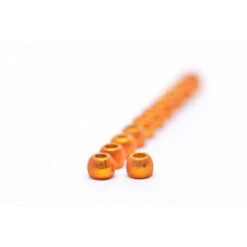 FutureFly Brass Beads 25 FutureFly Brass Beads -Beste Fiskebutikk brass beads 4 mm mat metallic golden orange 1