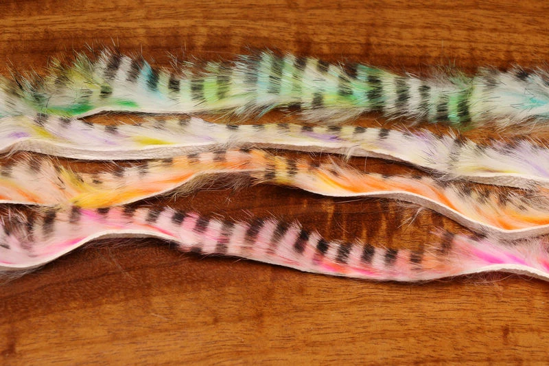 Hareline Black Barred Groovy Bunny Strips 3 Hareline Black Barred Groovy Bunny Strips