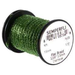 Semperfli Flat Braids -Beste Fiskebutikk chartreuse d9f56565 5480 4b4f bac2 c99c6db453d0
