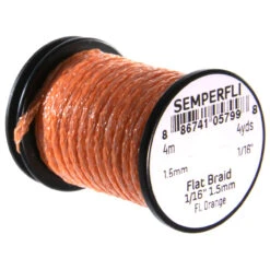 Semperfli Flat Braids -Beste Fiskebutikk fl orange 6f5dcf50 0f0f 4ae0 969b bc483927eaaf