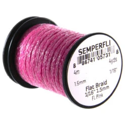 Semperfli Flat Braids -Beste Fiskebutikk fl pink ac4d369f 1365 49ee 9723 6adab0364c36