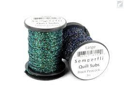 Semperfli Quill Subs 1,5 Mm Green Peacock 3 Semperfli Quill Subs 1,5 Mm Green Peacock