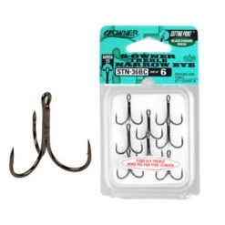 Owner STN-36BC Treble Narrow Eye Tube Hook